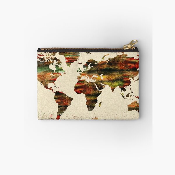 Item preview, Terra Incognita World Map Watercolor  designed and sold by Irina Sztukowski.