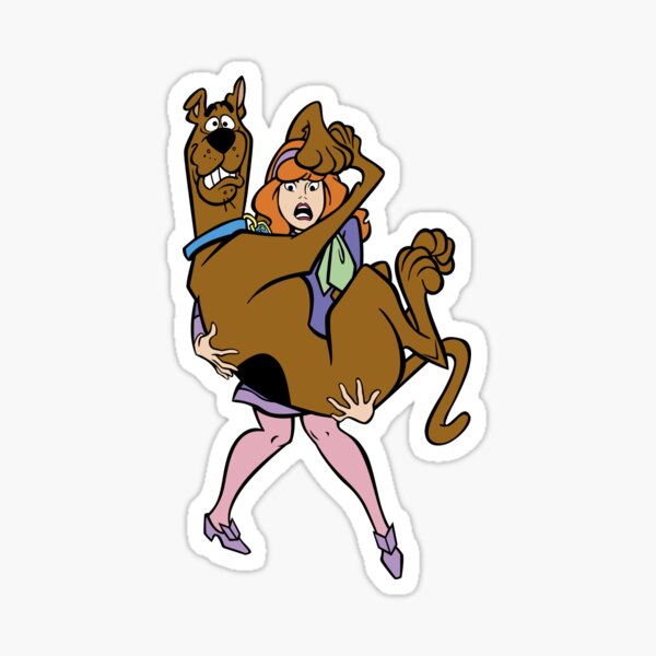 Scooby + Daphne Sticker