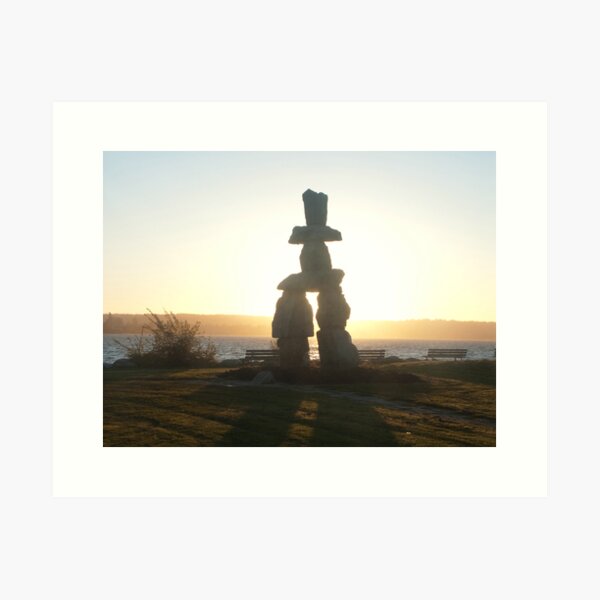 The lonely marker, Vancouver, Canada, 2007 Art Print