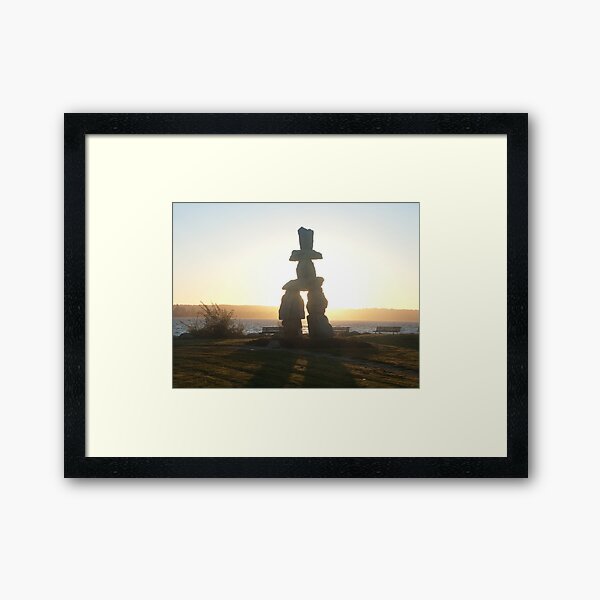 The lonely marker, Vancouver, Canada, 2007 Framed Art Print