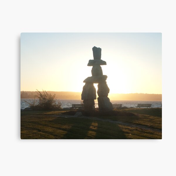 The lonely marker, Vancouver, Canada, 2007 Canvas Print