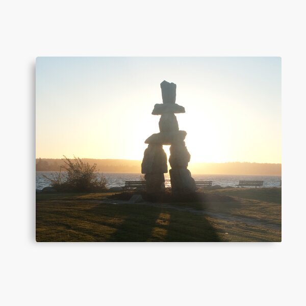 The lonely marker, Vancouver, Canada, 2007 Metal Print