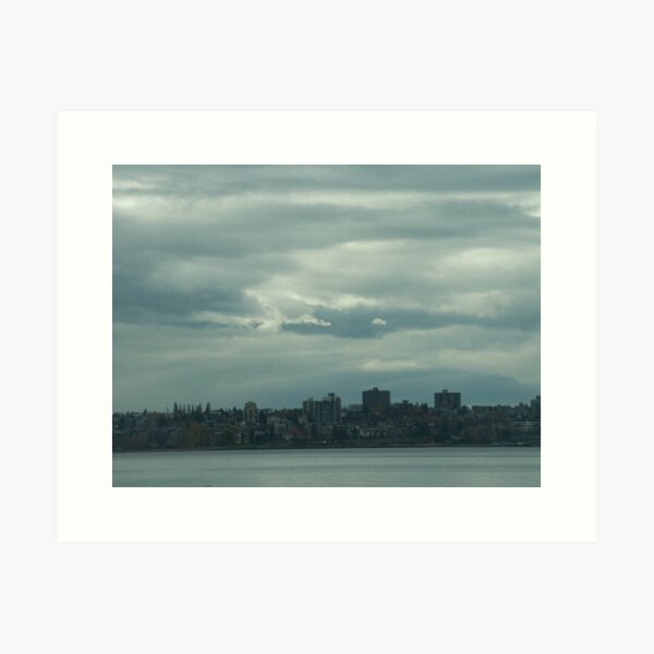 "Light, gray", Vancouver, Canada, 2007 Art Print