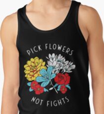 Camisetas de tirantes para hombre Camisa de flores