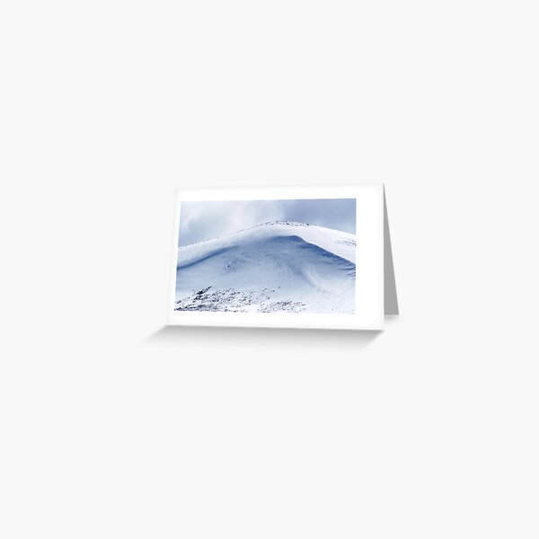 Snowy Ridge Greeting Card