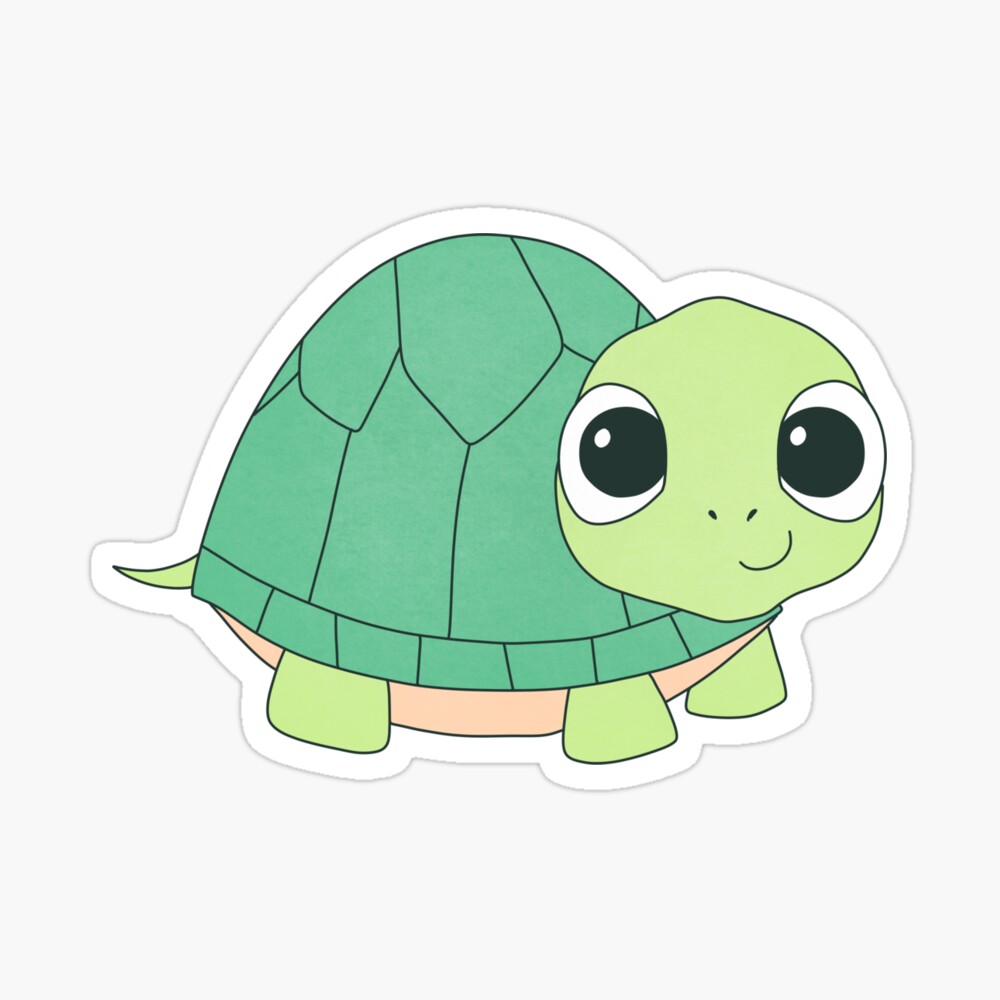Cute Kawaii Sea Turtle\