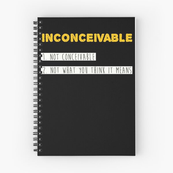 Item preview, Inconceivable Definition Word Language Read Humor designed and sold by Pricity Designs.