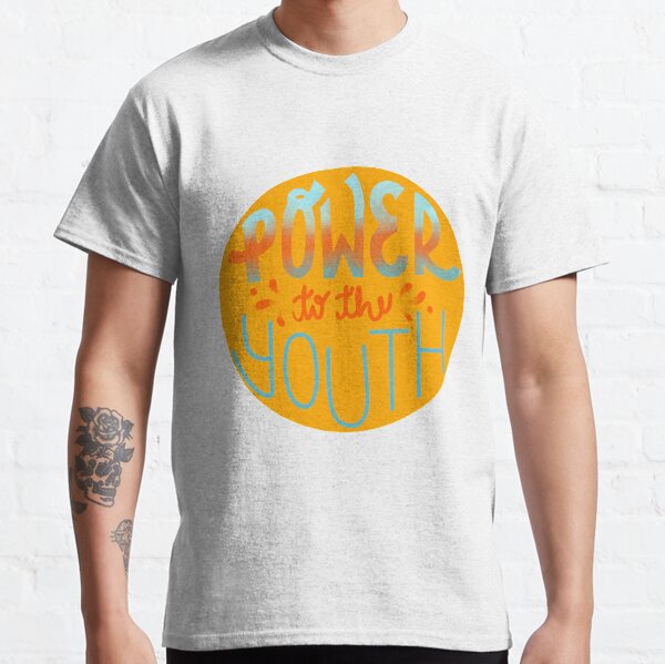 POWER TO THE YOUTH - Activism Illustration Classic T-Shirt