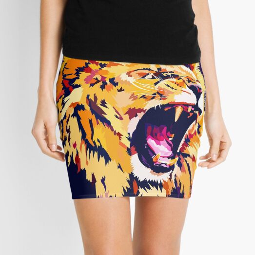 Lion Roar Mini Skirt