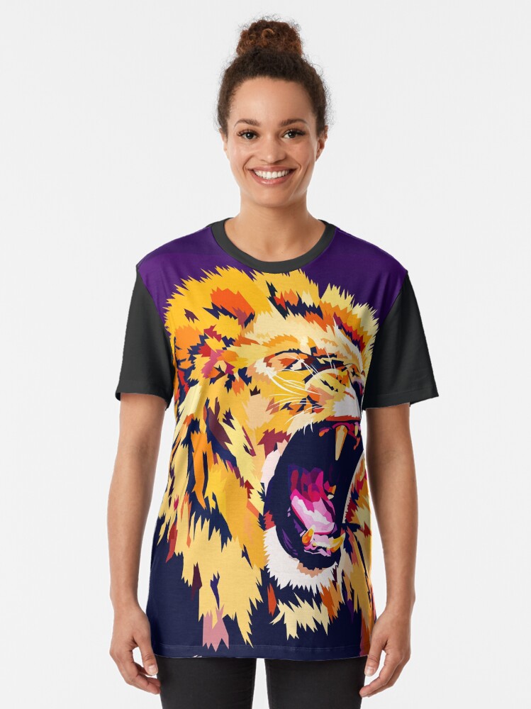 Alternate view of Lion Roar Graphic T-Shirt