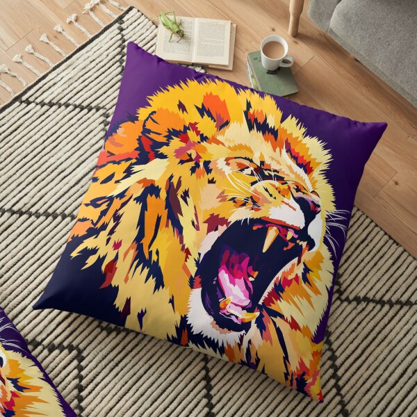 Lion Roar Floor Pillow