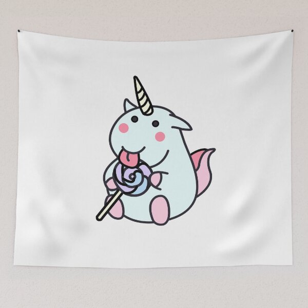 Item preview, Unicorn Licking Lollipop designed and sold by poolofunicorns.
