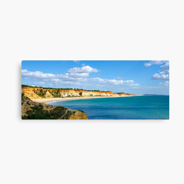 Cliffs Of Falesia Panorama Canvas Print