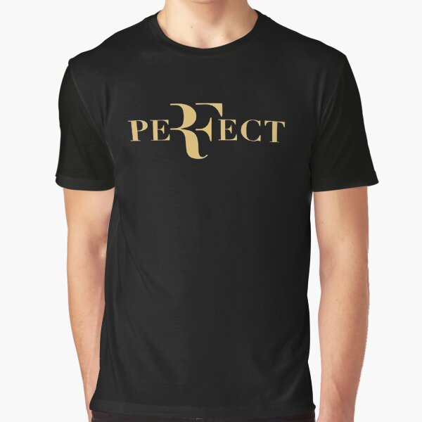 Perfect Roger federer gold logo Graphic T-Shirt
