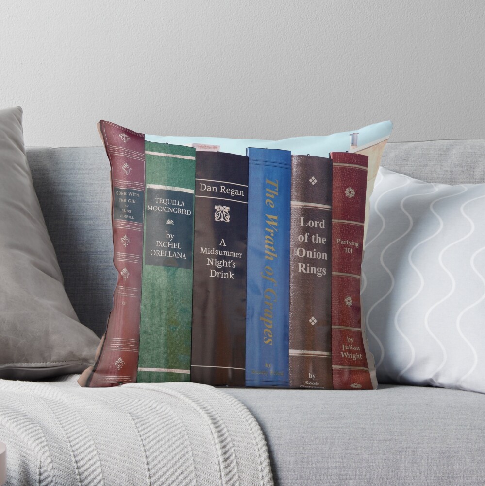 Lord Of The Onion Rings Throw Pillow