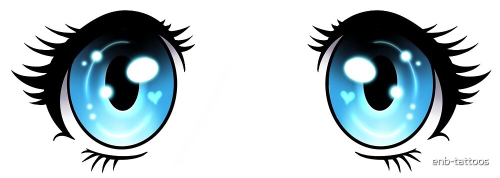 anime girl eyes"enbtattoos  redbubble