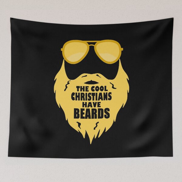 Item preview, The Cool Christians Have Beards  designed and sold by Spoof-Tastic.