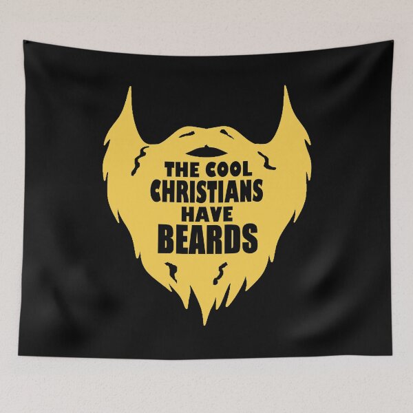 Item preview, The Cool Christians Have Beards  designed and sold by Spoof-Tastic.