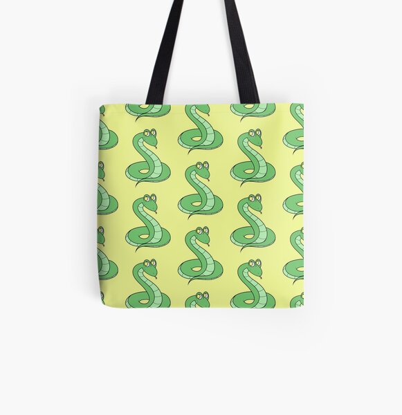 Sneeky Snek All Over Print Tote Bag
