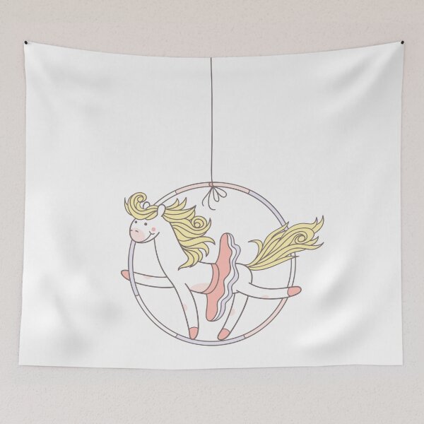Item preview, PONY AT THE CIRCUS AERIAL HOOP designed and sold by ReignGFX.