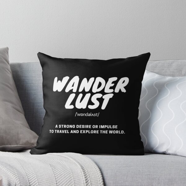 Item preview, WANDERLUST - a strong desire or impulse to travel and explore the world designed and sold by glitter-mess.