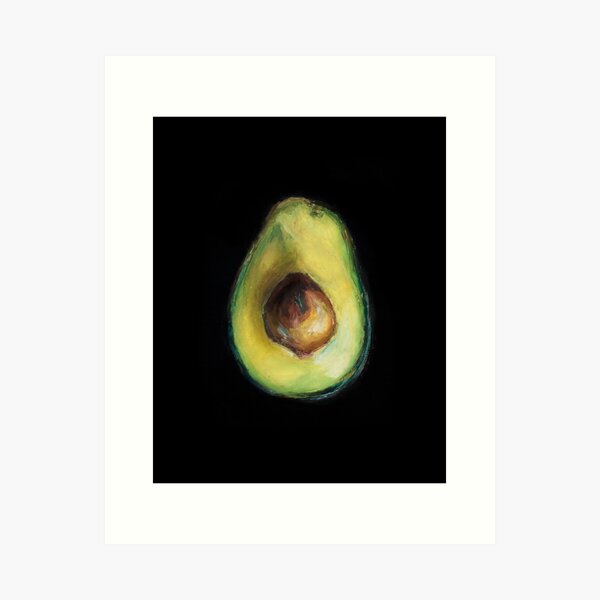 Avocado Painting by Brooke Figer Art Print