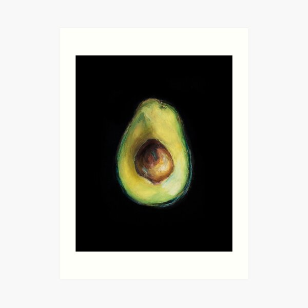 Avocado Painting by Brooke Figer Art Print