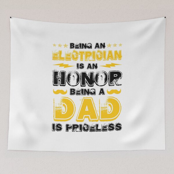 Item preview, Funny Electrician product - Being An Is Honor - Gift Idea for Dad designed and sold by stuch75.