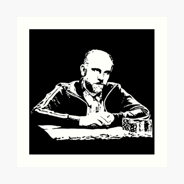 Teddy KGB Rounders Art Print