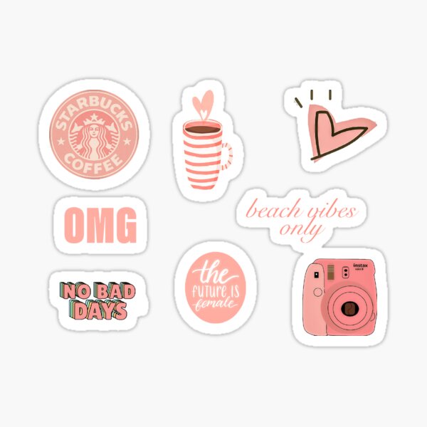Peach Aesthetic Stickers Redbubble 2916