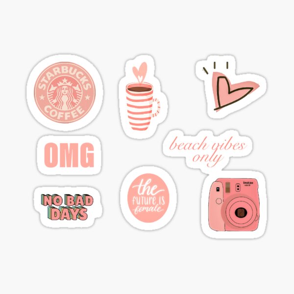 peach aesthetic stickers redbubble