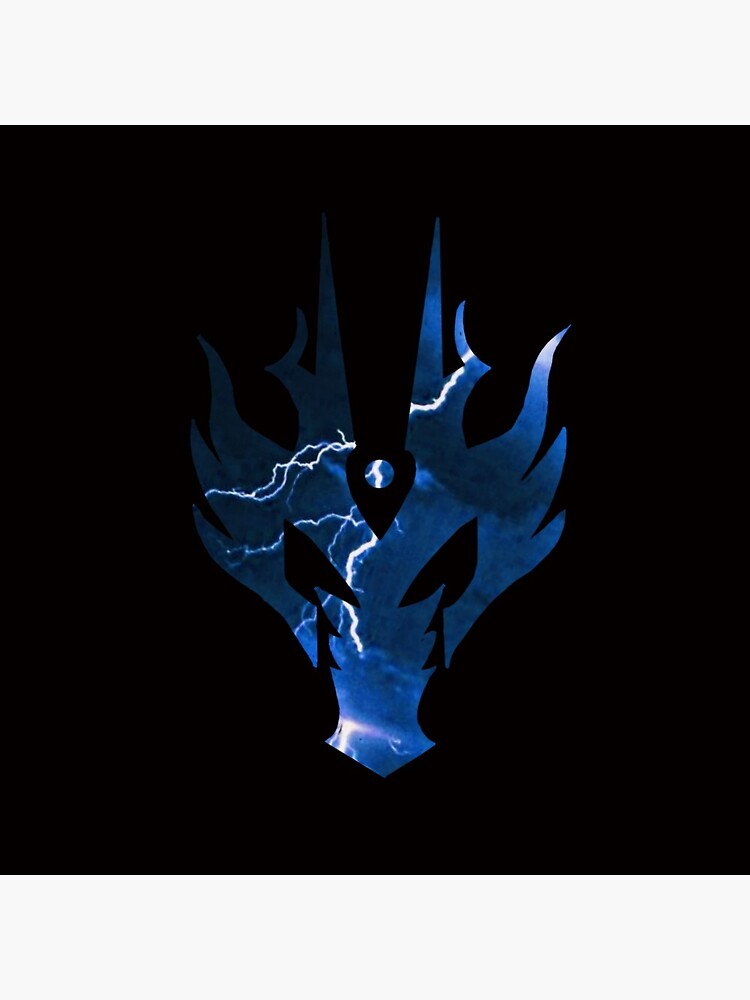 Blue lightning bolt sports team logo on Craiyon