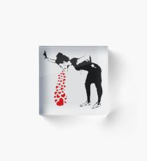Lovesick - Banksy, Streetart Street Art, Grafitti, Artwork, Design For Men, Women, Kids Acrylic Block