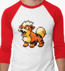 Pokemon - Growlithe Men's Baseball ¾ T-Shirt