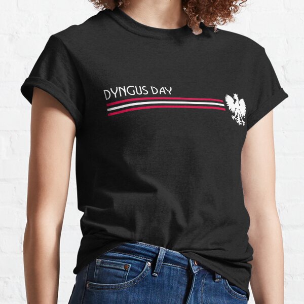 Dyngus Day Striped Retro Vintage Classic T-Shirt