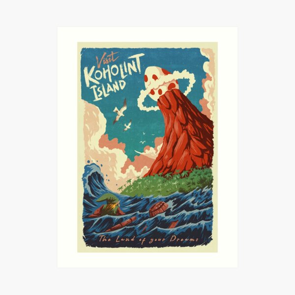 Visit Koholint Island Art Print