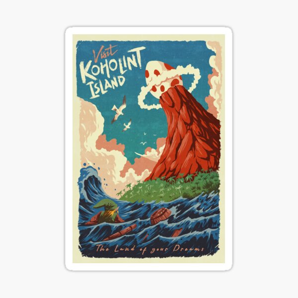 Visit Koholint Island Sticker