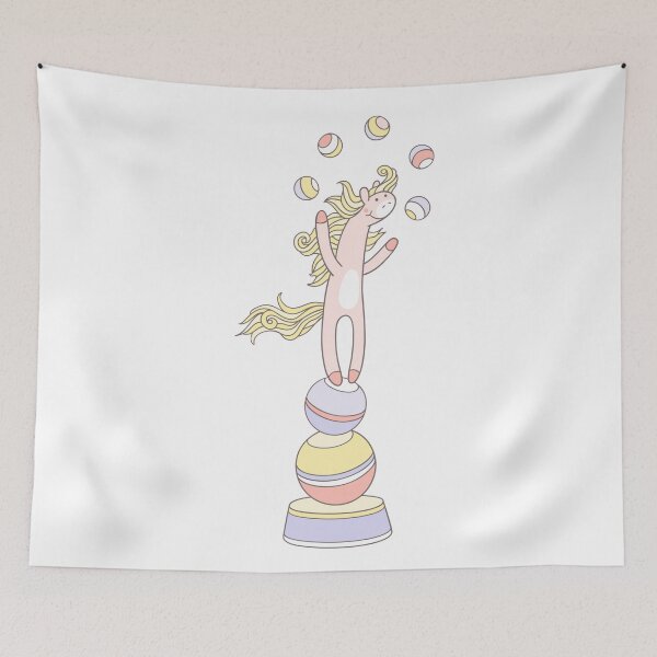 Item preview, PONY AT THE CIRCUS JUGGLING AND BALANCING BALLS designed and sold by ReignGFX.