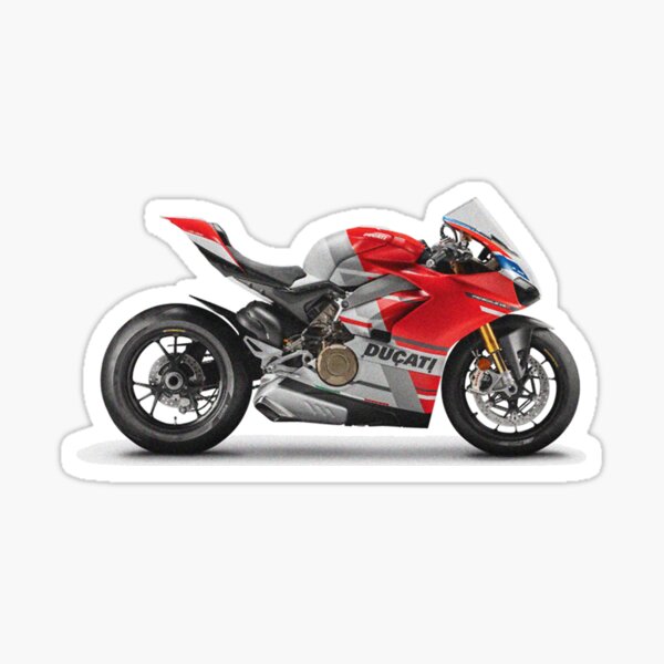 Kit de pegatinas para cola de moto roja - Ducati Panigale