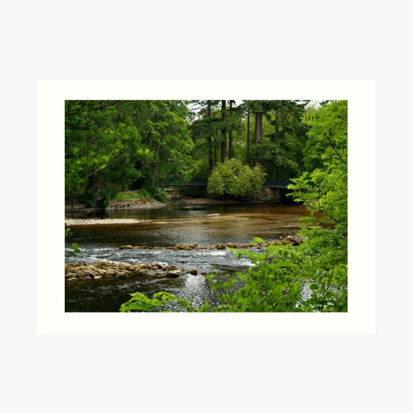 A View Of The River Ness In Scotland. Art Print