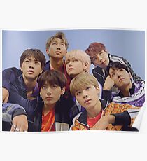 Póster BTS Bangtan - 2019 Foto de grupo Mapa de The Soul: Persona