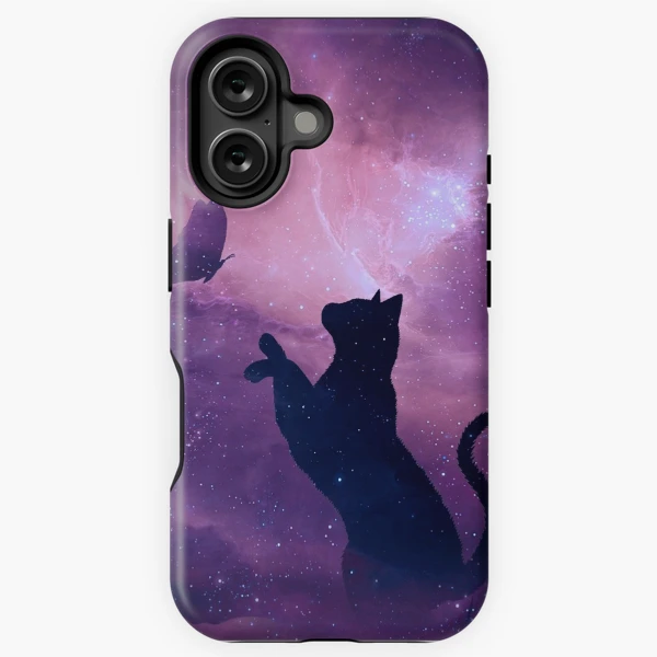 Society6 iPhone5用 Mega Space Cat Rising 猫 ビーム Laser Galaxy Space Cat On Rainbow Llama Unicorn - Laser