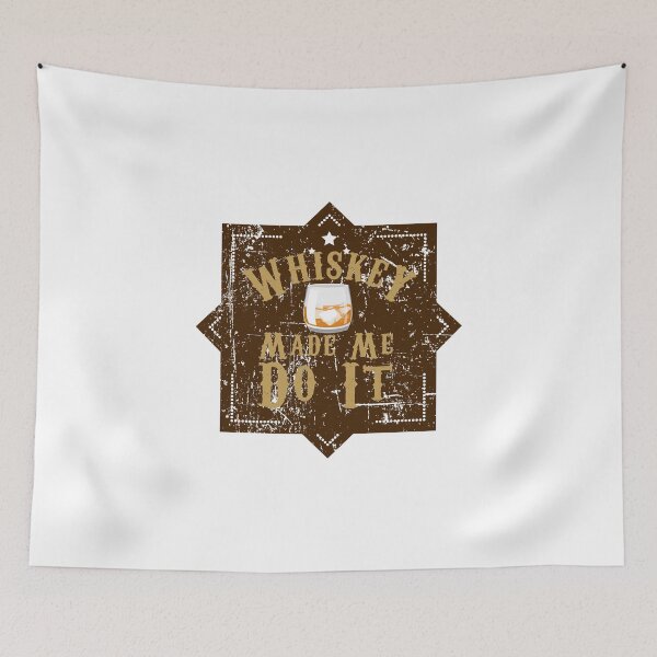 Item preview, Funny Whiskey Themed Product  Made Me Do It  Alcohol Drinking Gifts designed and sold by stuch75.