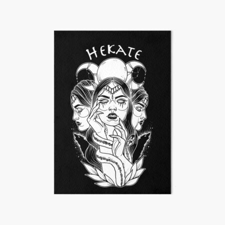 Hecate-Mother of the Crossroads Art Board Print