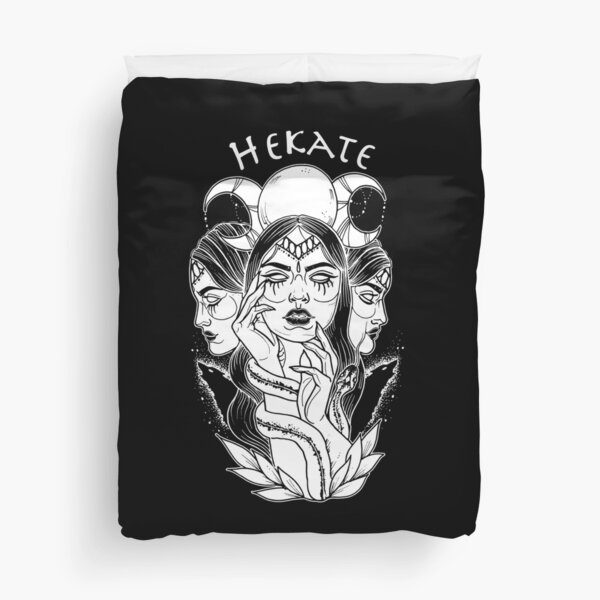 Hecate-Mother of the Crossroads Duvet Cover