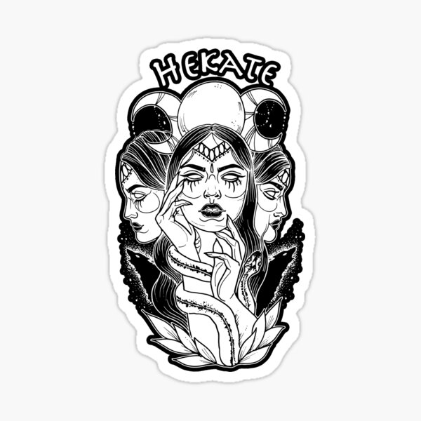 Hekate-Mother of the Crossroads Sticker