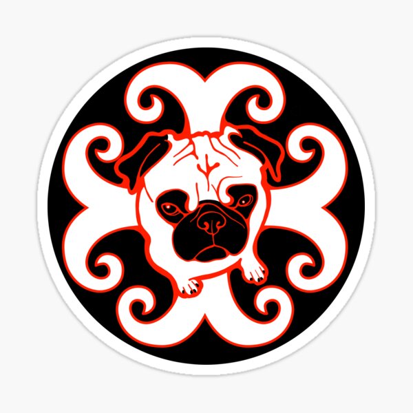 Sunshine Pug Sticker