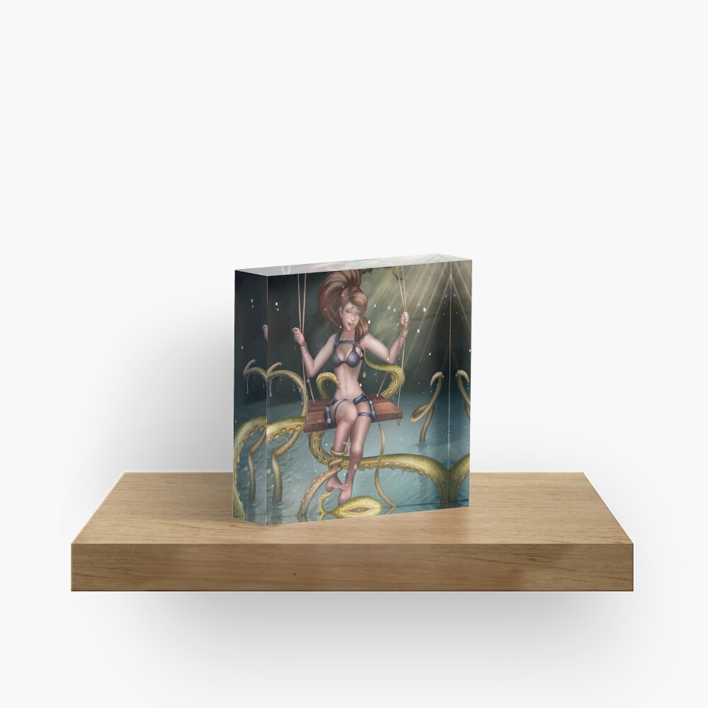 Tickling Tentacles Acrylic Block
