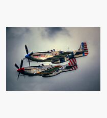 North American P-51 Mustangs Photographic Print