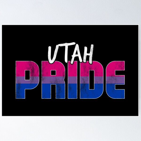 Item preview, Bandera Bisexual Del Orgullo De Utah designed and sold by Patrick Hiller.
